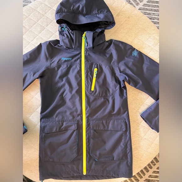 BERGANS OF NORWAY XL BOYS Navy Blue Jacket Orig $200 Excellent Condition - Picture 3 of 12